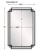 Furniture Direct Discount Home Decor Inner Reflections Contempo Mirror