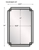 Furniture Direct Discount Home Decor Inner Reflections Contempo Mirror