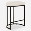Furniture Direct Discount Home Decor Matte Black Counter Stool
