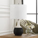 Furniture Direct Discount Lighting Matte Black Creamic Accent Lamp