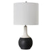 Furniture Direct Discount Lighting Matte Black Creamic Accent Lamp