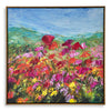 Furniture Direct Discount Home Decor Red Poppy Framed Canvas