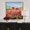 Furniture Direct Discount Home Decor Red Poppy Framed Canvas