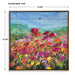 Furniture Direct Discount Home Decor Red Poppy Framed Canvas