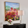 Furniture Direct Discount Home Decor Red Poppy Framed Canvas