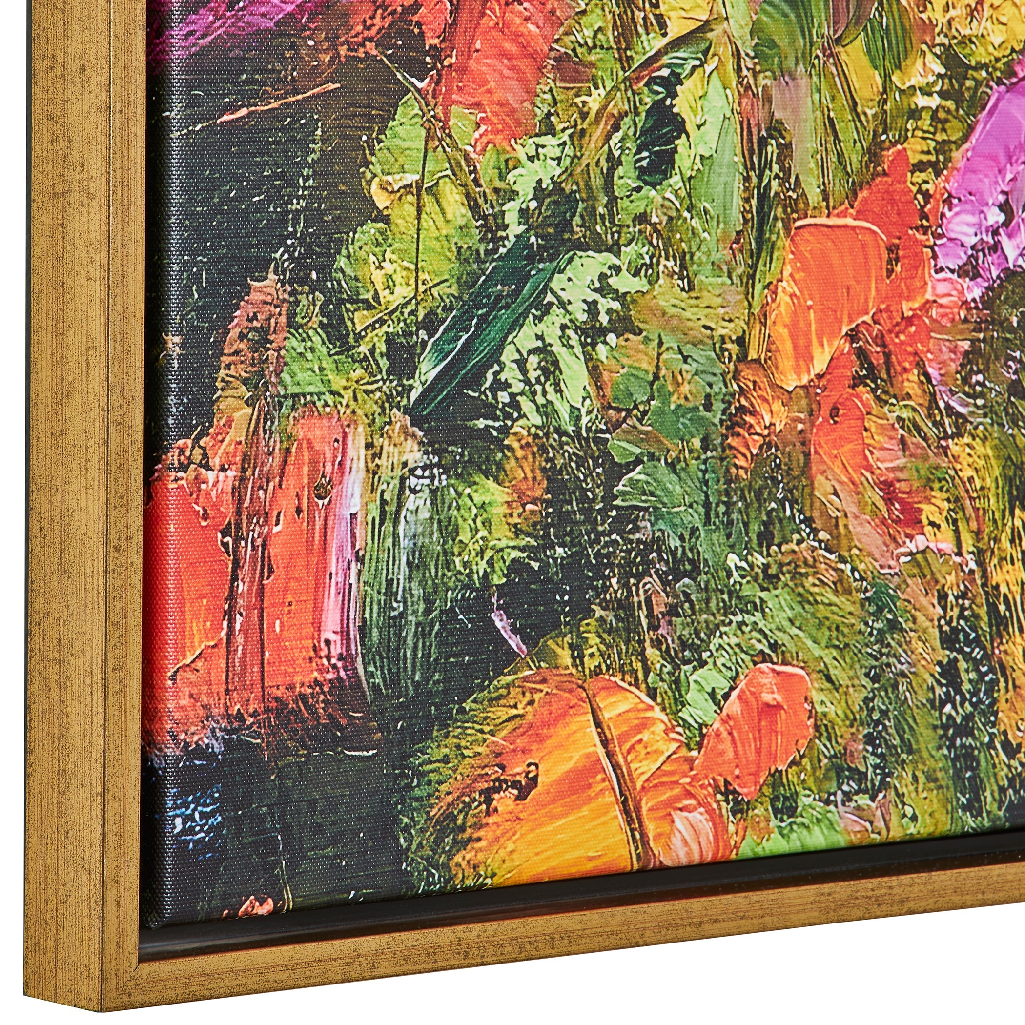 Furniture Direct Discount Home Decor Red Poppy Framed Canvas