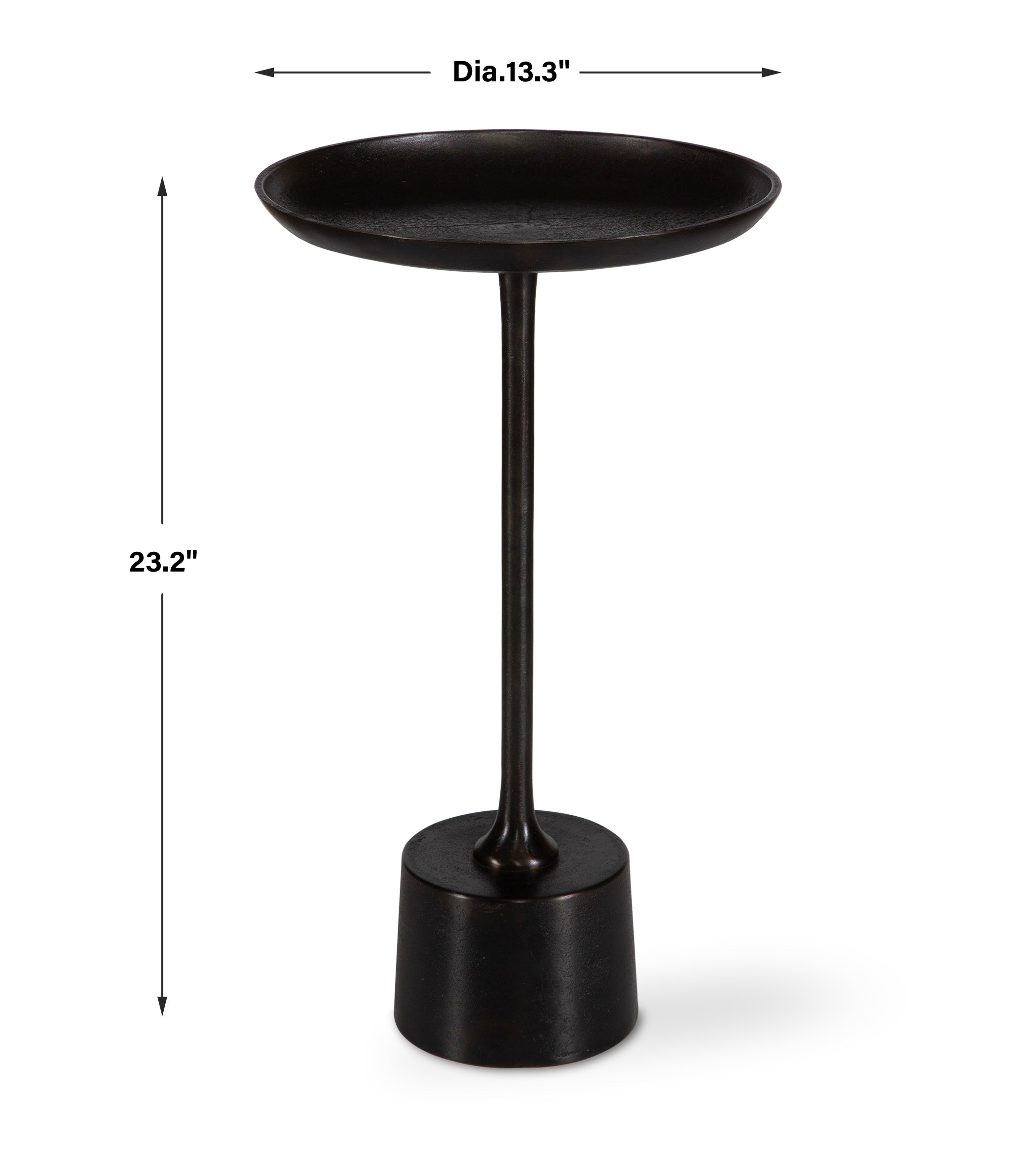 Furniture Direct Discount Home Decor Round Aluminum Accent Table