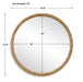 Furniture Direct Discount Home Decor Sarah Seagrass Mirror