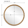 Furniture Direct Discount Home Decor Sarah Seagrass Mirror