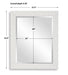Furniture Direct Discount Home Decor Simply White Mirror