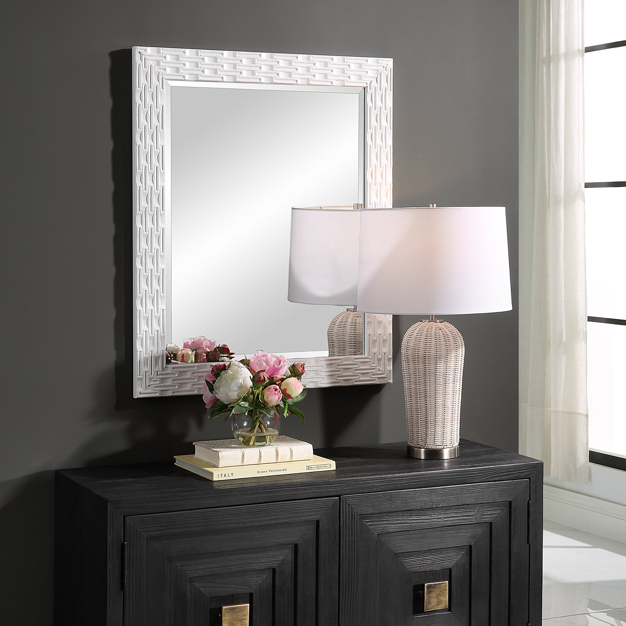 Furniture Direct Discount Home Decor Simply White Mirror