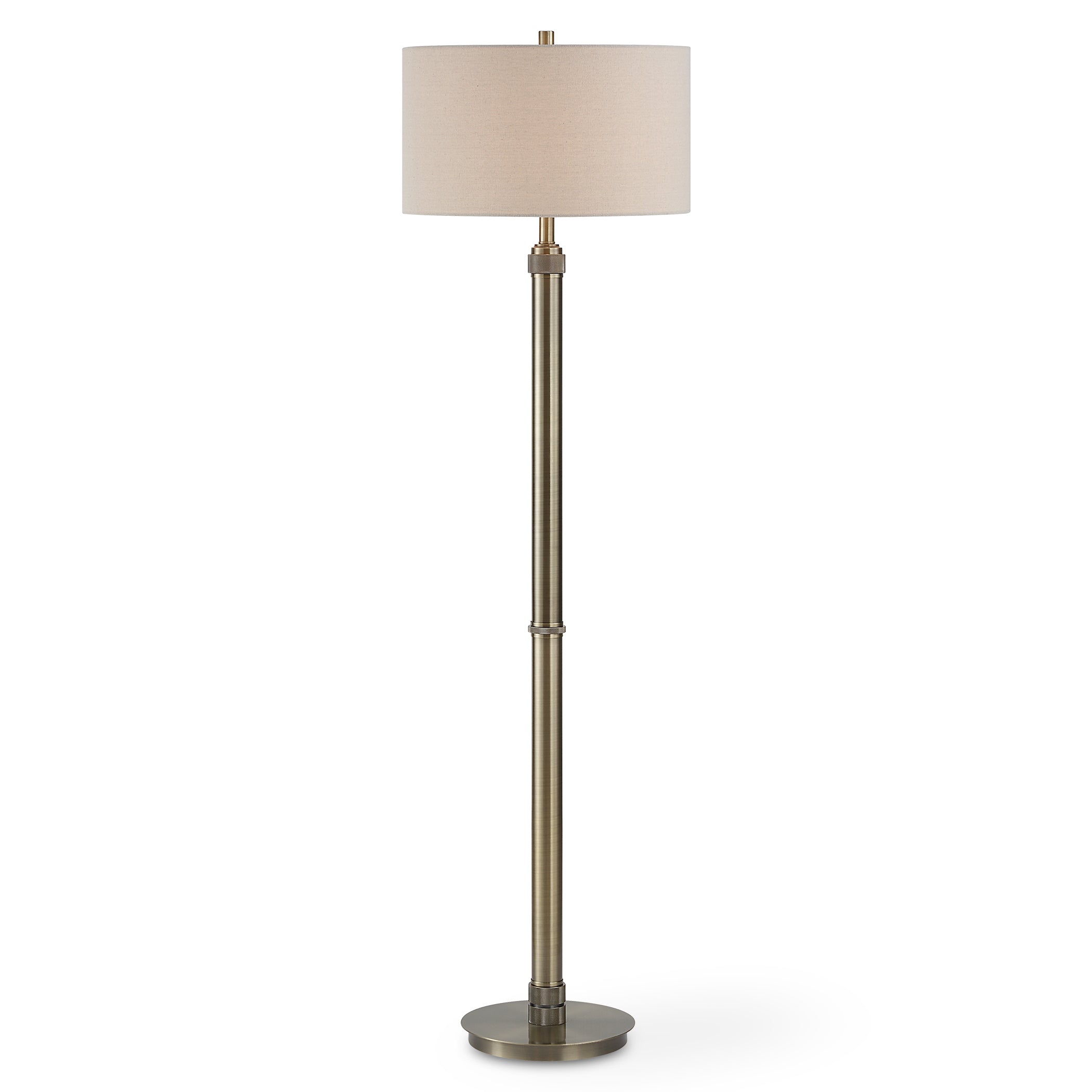 Furniture Direct Discount Lighting Sleek Antique Brass Floor Lamp