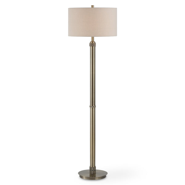 Furniture Direct Discount Lighting Sleek Antique Brass Floor Lamp