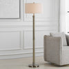 Furniture Direct Discount Lighting Sleek Antique Brass Floor Lamp
