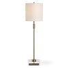 Furniture Direct Discount Lighting Slender Antique Brass Buffet Lamp