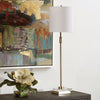 Furniture Direct Discount Lighting Slender Antique Brass Buffet Lamp