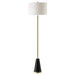 Furniture Direct Discount Lighting Slender Antiqued Brass Floor Lamp