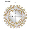 Furniture Direct Discount Home Decor Sunburst Malibu Mirror