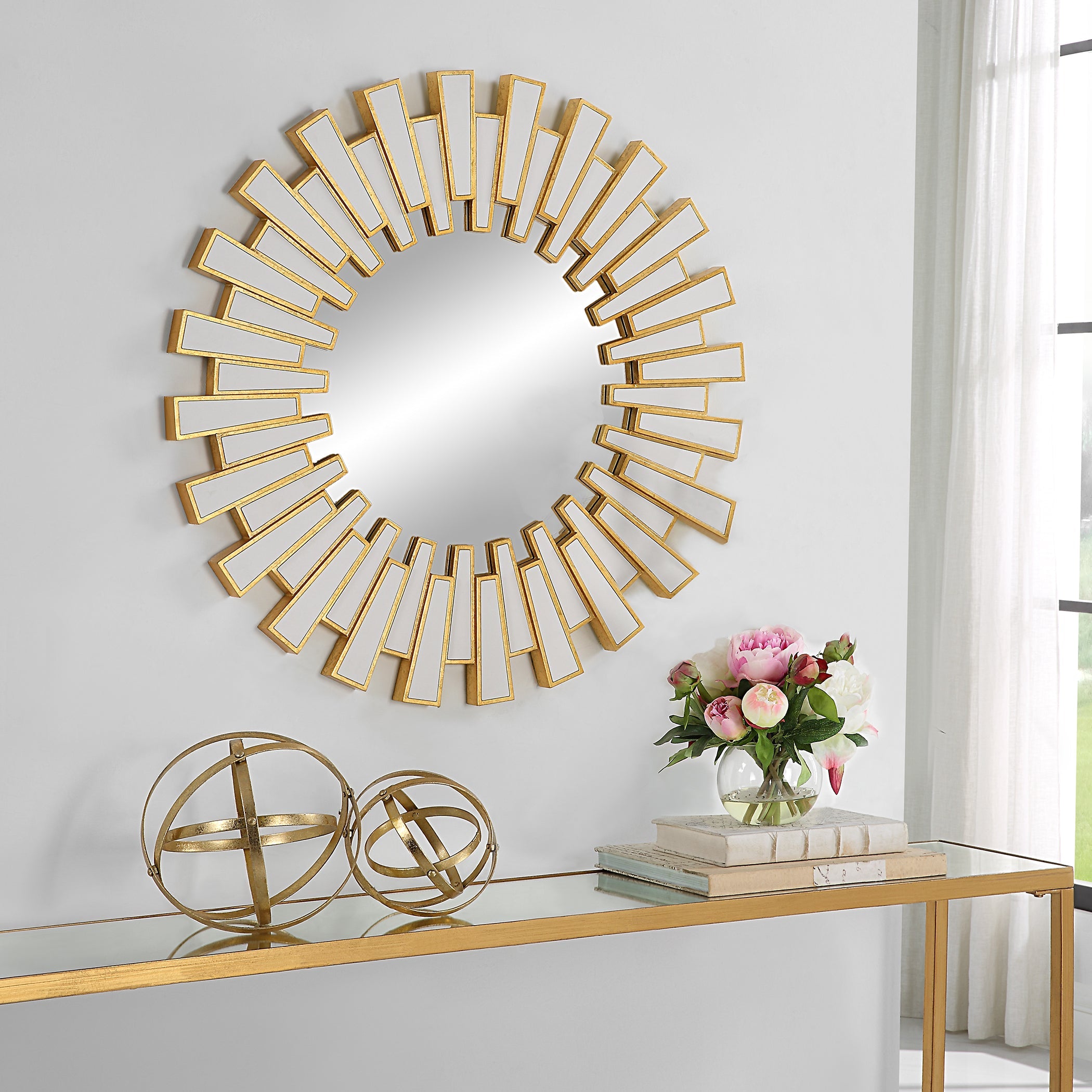 Furniture Direct Discount Home Decor Sunburst Malibu Mirror