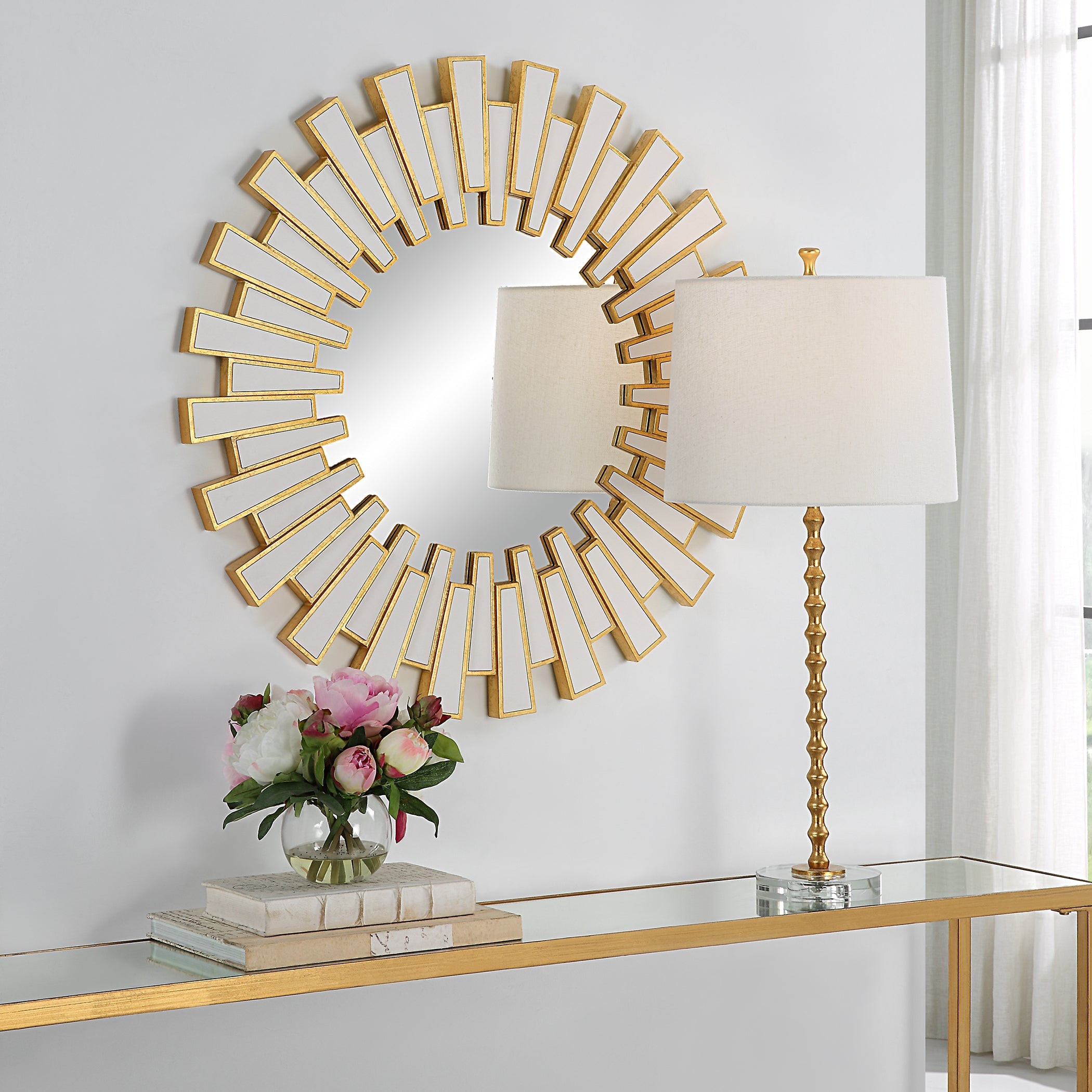 Furniture Direct Discount Home Decor Sunburst Malibu Mirror