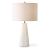 Furniture Direct Discount Lighting Tapered Hexagon Shaped Marble Accent Lamp