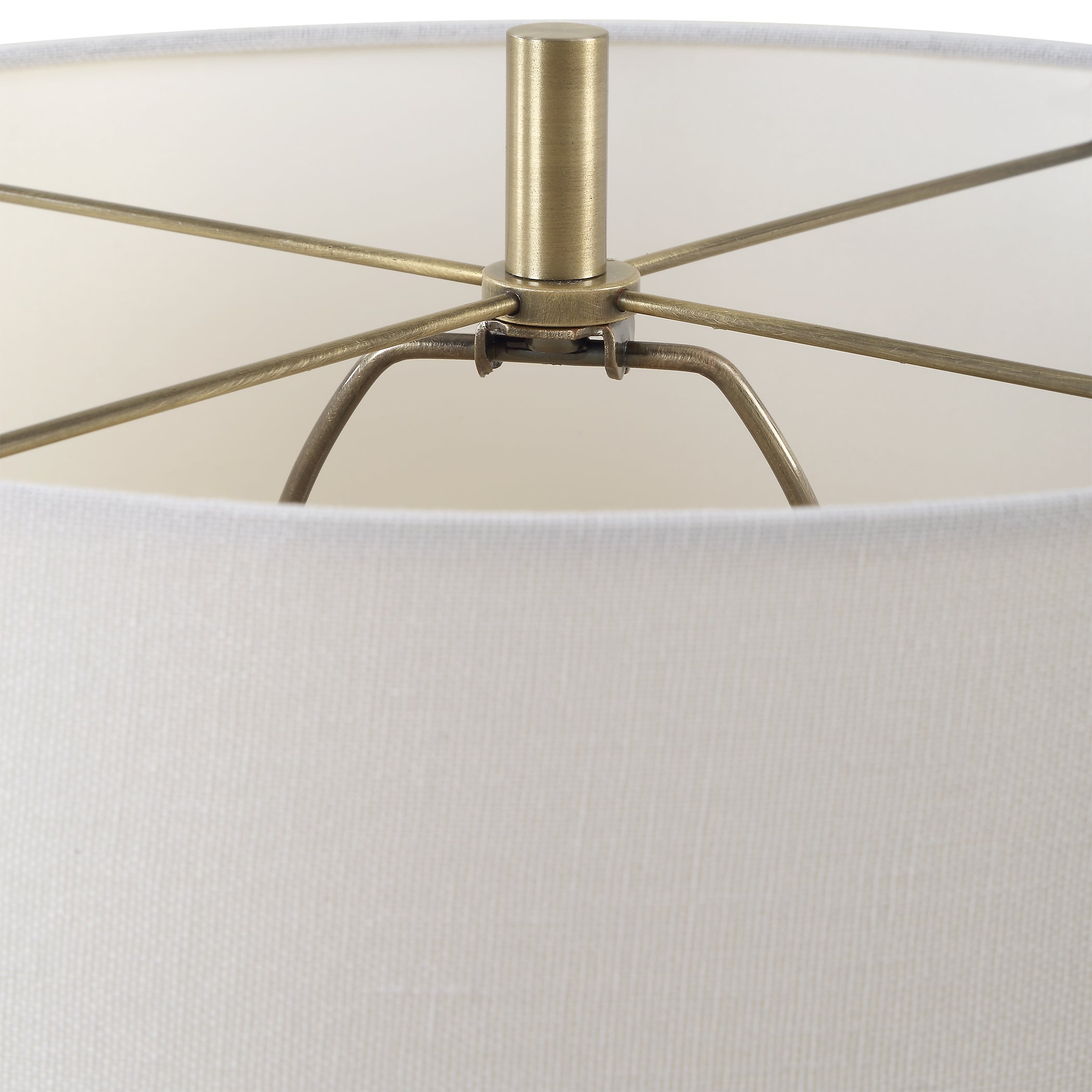 Furniture Direct Discount Lighting Tapered Hexagon Shaped Marble Accent Lamp