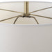 Furniture Direct Discount Lighting Tapered Hexagon Shaped Marble Accent Lamp