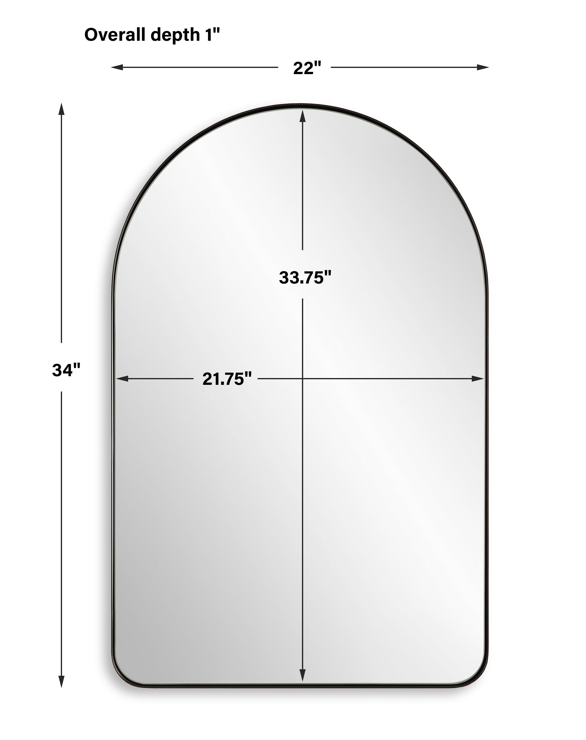 Furniture Direct Discount Home Decor The Anna Arch Mirror