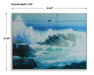 Furniture Direct Discount Home Decor Wave Framed Canvas