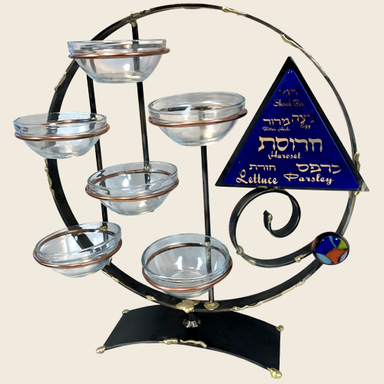 Gary Rosenthal Judaica Hanging Bowl Seder Plate