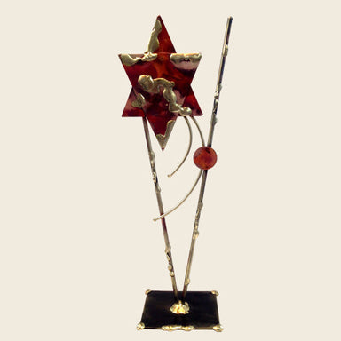 Gary Rosenthal Judaica Large Copper Star Sculpture