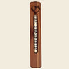 Gary Rosenthal Judaica Large Wood Mezuzah With Scroll Window