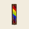 Gary Rosenthal Judaica Rainbow Wood Colors Of Your Life Mezuzah