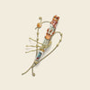 Gary Rosenthal Judaica Small Brass Heart Wedding Mezuzah