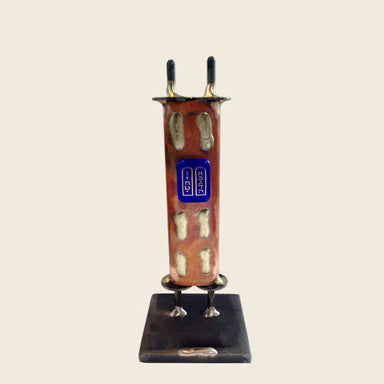 Gary Rosenthal Judaica Small Torah Sculpture With Glass