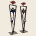 Gary Rosenthal Judaica Star Tower Candlestick Pair