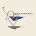 Gary Rosenthal Judaica Two-toned Heart Menorah