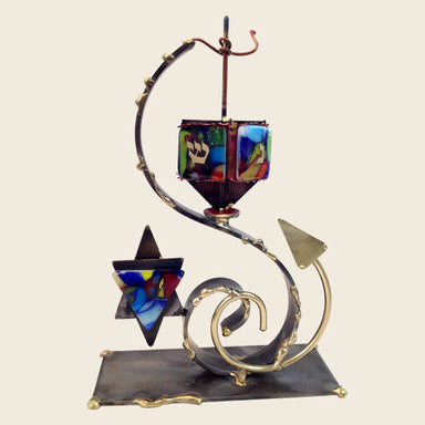 Gary Rosenthal Judaica Whimsical Star Dreidel