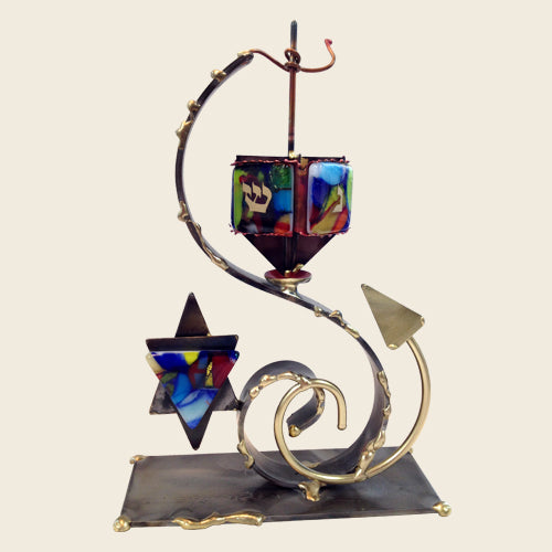 Gary Rosenthal Judaica Whimsical Star Dreidel