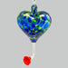 Glass Eye Art Glass Glass Eye Bluebell Hummingbird Feeder