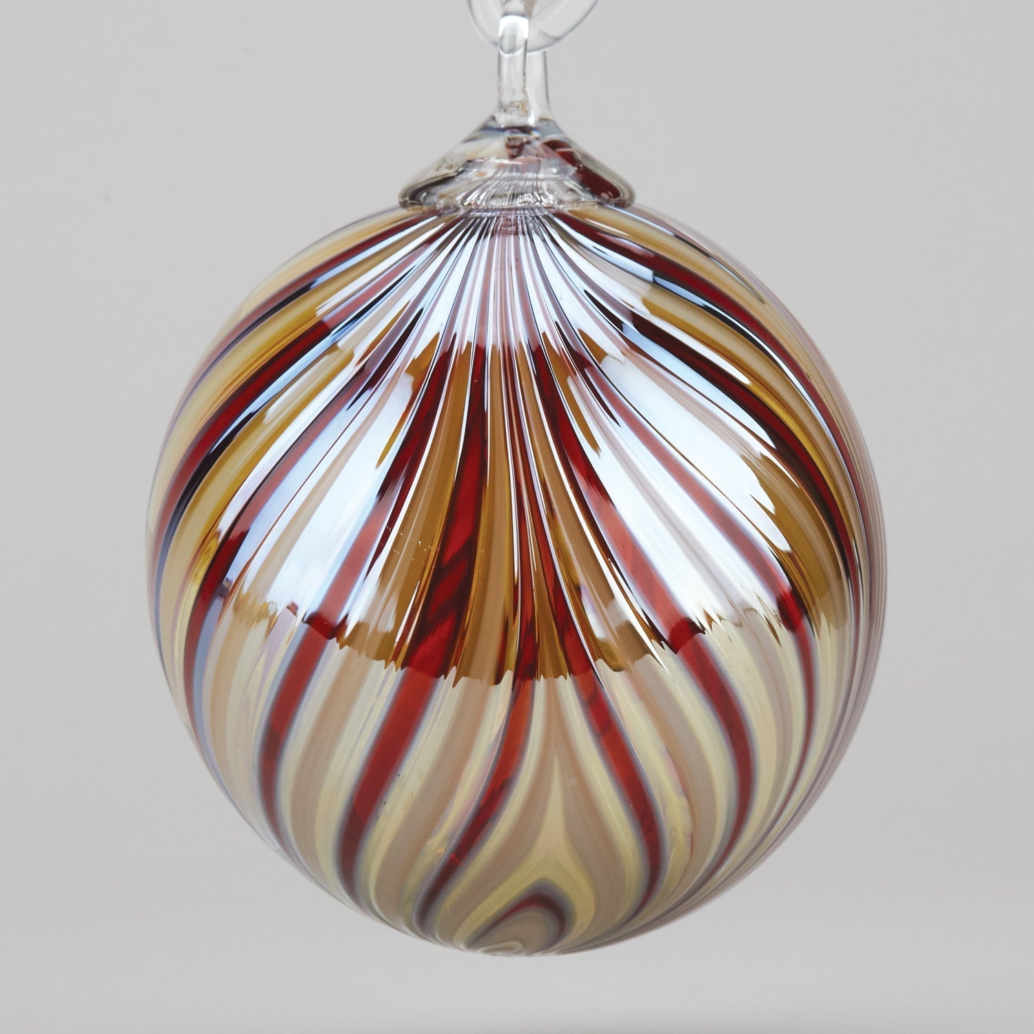 Glass Eye Art Glass Glass Eye Cinnamon Drape Ornament
