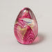 Glass Eye Art Glass Glass Eye Cranberry Passion Flower Dichroic Egg Paperweight
