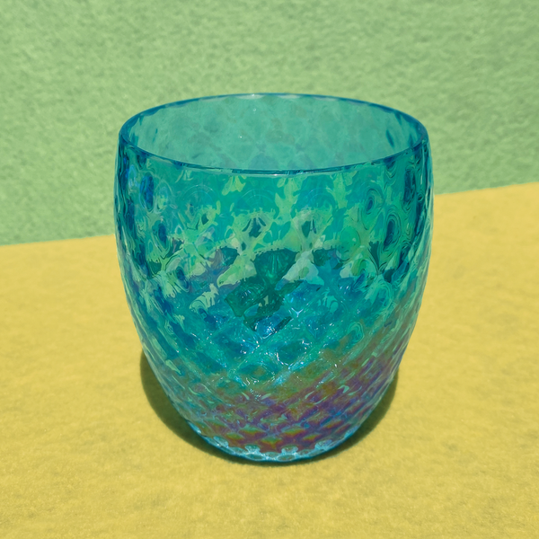 Glass Eye Art Glass Glass Eye December: TOPAZ Votive