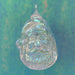Glass Eye Art Glass Glass Eye Icicle Santa Ornament