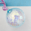 Glass Eye Art Glass Glass Eye March: AQUAMARINE Birthstone Diamond Ornament