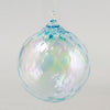 Glass Eye Art Glass Glass Eye March: AQUAMARINE Birthstone Diamond Ornament
