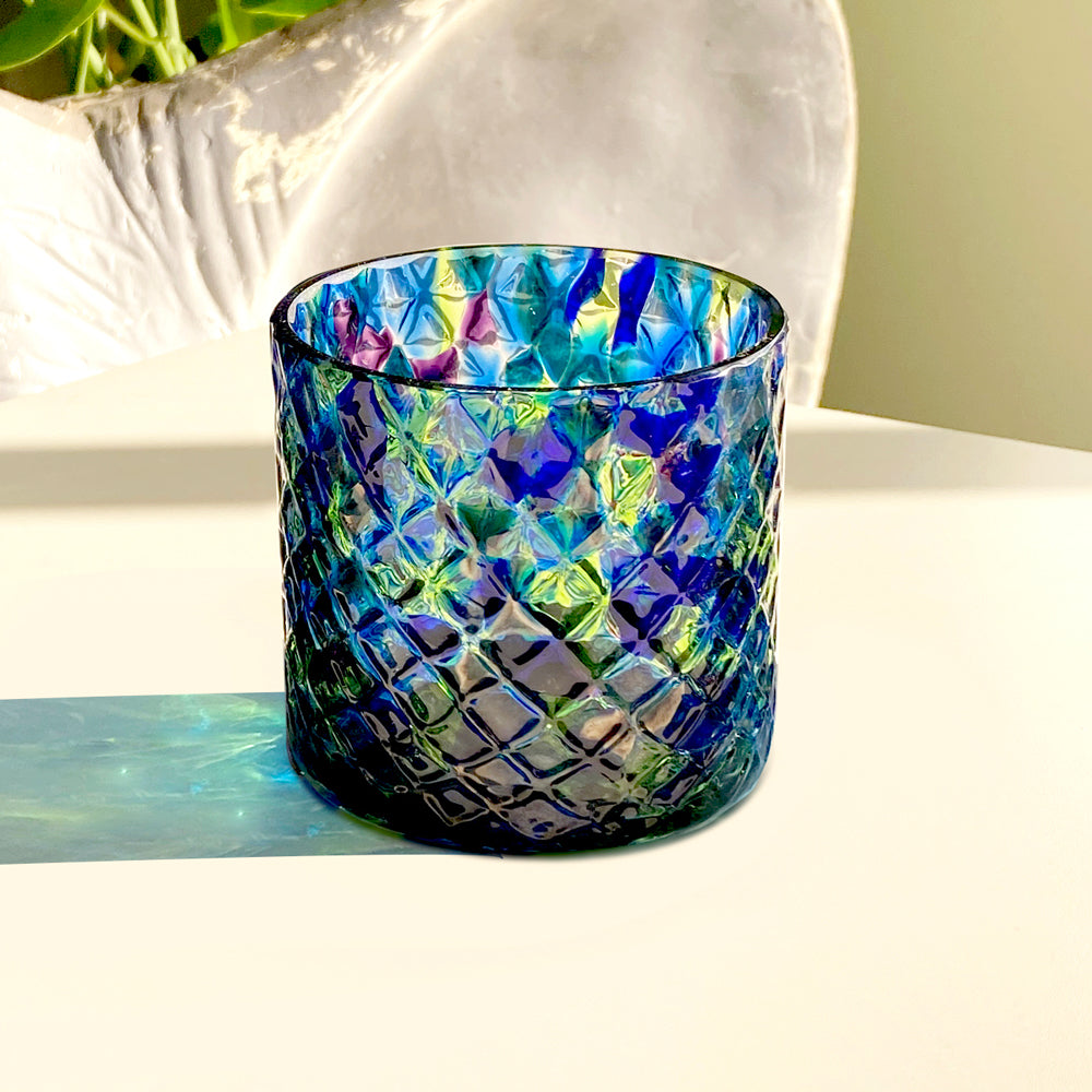 Glass Eye Art Glass Glass Eye Ocean Diamond Drinker