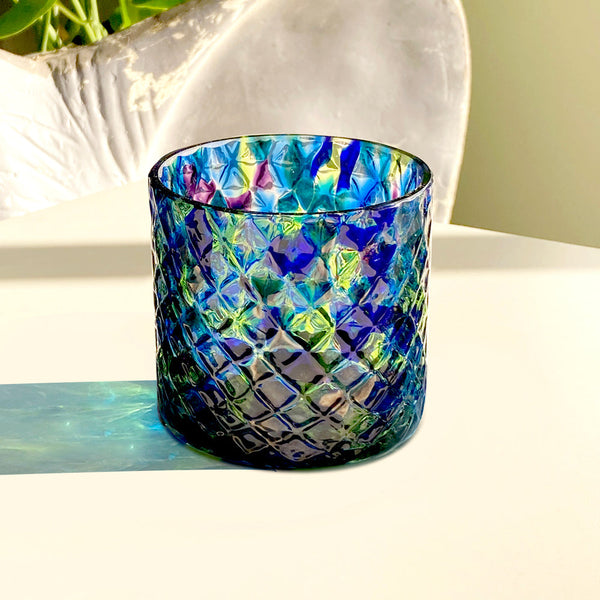 Glass Eye Art Glass Glass Eye Ocean Diamond Drinker