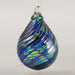 Glass Eye Art Glass Glass Eye Ocean Twist Raindrop Ornament