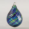 Glass Eye Art Glass Glass Eye Ocean Twist Raindrop Ornament